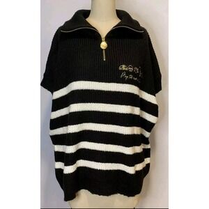 Disney Star Wars May the Force Sweater Sleeveless Striped 3XLarge